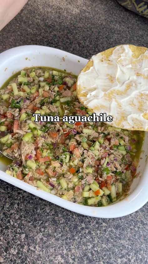 | Tuna aguachile… | Instagram Aguachile Recipe, Healthy Foodie, Recipe Healthy, Dream On, April 27, Mexican Food Recipes, Seafood, Food And Drink, Health