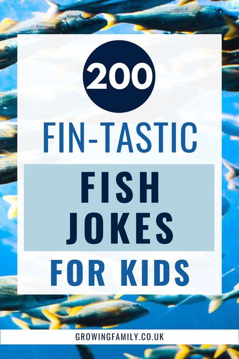 Fish Jokes, Shark Jokes, Kid Friendly Jokes, Fishing Jokes, Fish Puns, Puns Jokes, Kids Fishing, Family Crafts, Shark Week