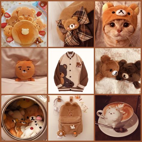 Bear Moodboard, Coffee Moodboard, Food Moodboard, F2u Moodboards, Aesthetic Collages, Moodboard Inspo, Moodboard Ideas, Core Board, Moodboard Inspiration