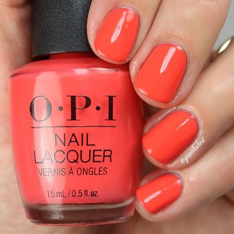 Tempura Ture Is Rising Opi, Opi Tempura-ture Is Rising, Color Board, Different Skin Tones, Opi Nail Polish, Opi Nail Lacquer, Nail Polish Collection, Tempura, Nail Color