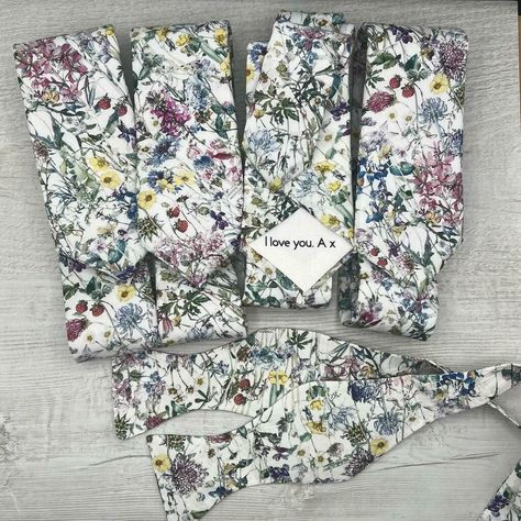 Spring Floral Prints, Lawn Fabric, Summer Weddings, Wedding Ties, Pocket Squares, Wild Flower, Liberty Fabric, Printed Ties, Tie And Pocket Square