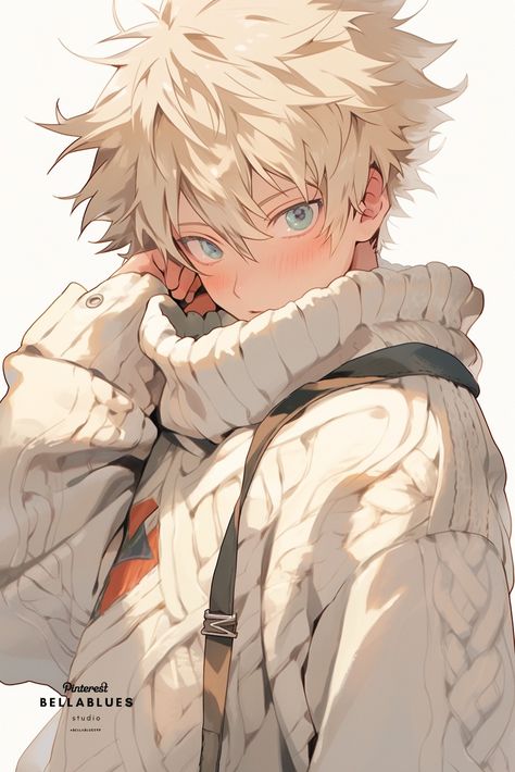 #KatsukiBakugou #SweaterFashion #AnimeStyle #CasualOutfit Description: Explore Katsuki's fashion-forward style with his trendy sweater ensemble. Anime Sweater Drawing, Sweater Drawing Reference, Lighting Anime, Unique Oc, Sweater Drawing, Horizontal Portrait, Bakugo Katsuki Fanart Cute, The Golden Boy, Trendy Sweater