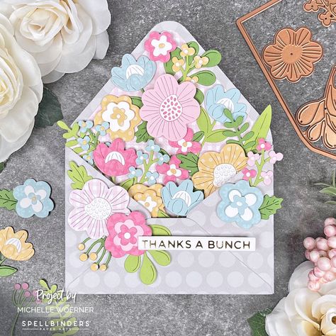 Stop and Stamp the roses Be Bold Blooms, Spellbinders Cards, Elizabeth Craft Designs, Thanks A Bunch, Flower Stamp, Mothers Day Cards, Sticker Book, Flower Cards, Hi Everyone