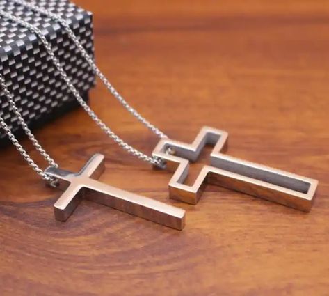 His And Her Necklaces, Matching Cross Necklaces For Couples, Matching Cross Necklaces, His And Hers Necklaces, His And Hers Jewelry, Matching Necklaces For Couples, Couples Necklace, Boyfriend Necklace, Matching Jewellery