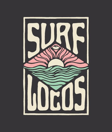 Surf Illustration, Surf Apparel, Illustration Projects, Branding, Illustrations, Design, Logos