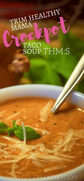 This Trim Healthy Mama Crockpot Taco soup is the perfect THM:S comfort food. Cheesy, spicy, and packed with protein this recipe is a winner! Crockpot Taco Soup, Crockpot Taco, Thm Dinner, Trim Healthy Mama Plan, Trim Healthy Momma, Crock Pot Tacos, Trim Healthy Mama Recipes, Recipes With Ground Beef, Mama Recipe