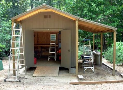 1000+ images about Shed on Pinterest | Lean To, Garage and Barns Sheds Shed Extension, Storage Barn, Small Shed, Dogs House, Diy Storage Shed Plans, Lean To Shed Plans, Wood Shed Plans, Build Your Own Shed, Shed Construction