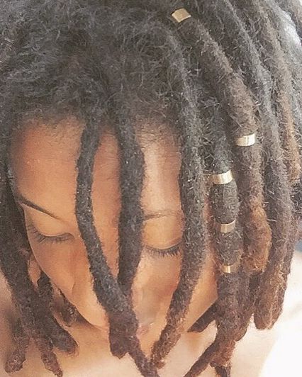 3 Tips for Wearing Loc Jewelry Without Causing Damage | The Digital Loctician Loc Cuffs, Hairstyle 2022, Locs Inspiration, Thick Dreads, Thick Locks, Loc Nation, Thick Locs, Loc Updo, Loc Inspiration