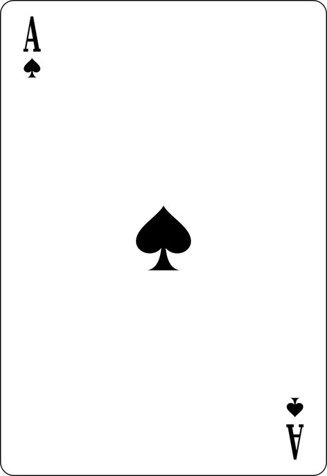 Ace of spades - Wikipedia Deck Of Many Things, Spade Symbol, A Deck Of Cards, Ace Card, Frida Art, Business Card Design Inspiration, Bicycle Playing Cards, Staining Deck, Ace Of Hearts