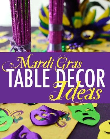 mardi gras table decorations ideas tablescape confetti centerpieces napkin ring place setting diy Mardi Gras Table Decorations, Napkin Ring Ideas, Mardi Gras Diy, Mardi Gras Party Decorations, Madi Gras, Mardi Gras Wedding, Theme Carnaval, Mardi Gras Centerpieces, Louisiana Mardi Gras