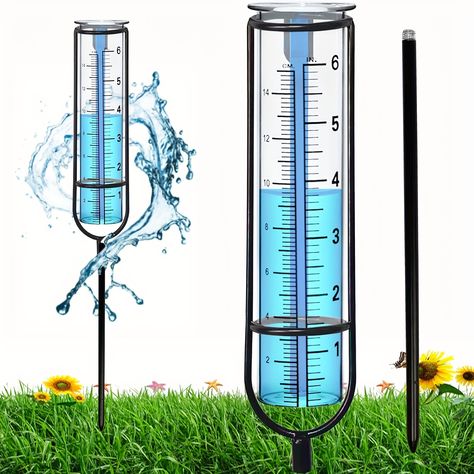 Faster shipping. Better service Rain Gauges, Terrasse Design, Lawn Landscape, Rain Gauge, Garden Deck, Weather Instruments, Watering & Irrigation, Black Rain, Weather Patterns