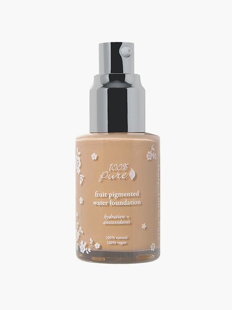 11 Organic & Natural Foundations For Every Shade & Skin Type Best Natural Foundation, Water Foundation, Nontoxic Beauty, Hydrating Makeup, Foundation For Dry Skin, Moisturizing Foundation, Natural Mascara, Natural Foundation, Organic Makeup