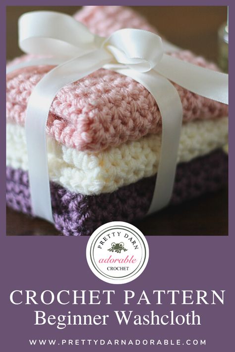 Single Crochet Washcloth Free Pattern, Single Crochet Washcloth, Easy Single Crochet Projects For Beginners Free Pattern, Easy Single Crochet Projects, Crochet Practice Projects, Single Crochet Dishcloth, Beginner Crochet Washcloth, Single Crochet Projects, Easy Beginner Crochet Projects