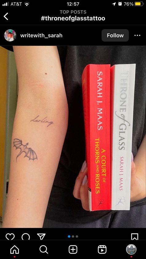 Bookish Tattoos Sleeve, Fae Tattoo Women, Dance Of Thieves Tattoo, Illiryans Tattoo Acotar, Small Tattoos For Readers, Dainty Bookish Tattoos, Sjm Universe Tattoo, Tiny Acotar Tattoo, Court Of Dreams Tattoo