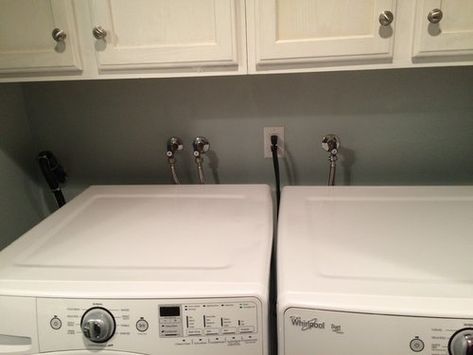 How can I hide my laundry room plumbing?? Laundry Plumbing, Laundry Room Plumbing, Hidden Laundry Rooms, Landry Room, Plumbing Diagram, Hidden Laundry, Laundry Machine, Laundry Room, How Can