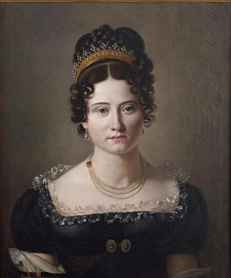 1810s Portrait, Regency Tiara, Regency Hair, Regency Hairstyles, Regency Portraits, Warrior Fashion, Regency Jewelry, Historical Hairstyles, Regency Era Fashion