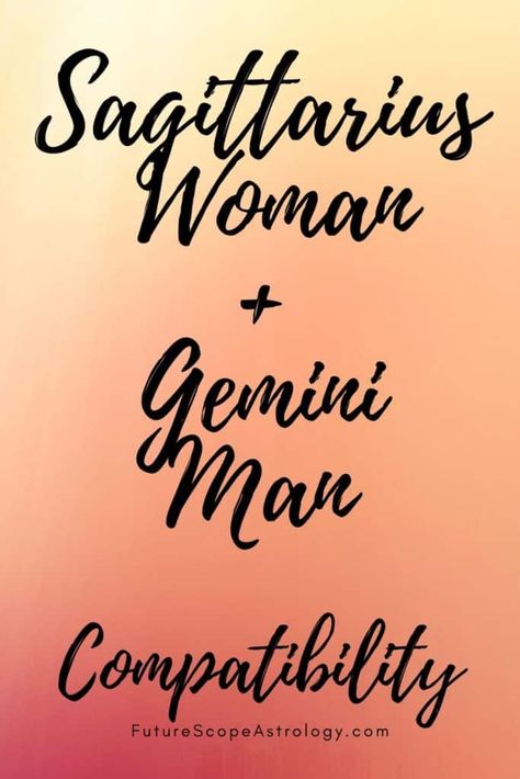 Gemini Man and Sagittarius Woman Compatibility (88%, high): love, marriage, friendship, profession - FutureScope Gemini Sagittarius Love, Saggitarius X Gemini, Gemini Sagittarius Tattoo, Gemini And Sagittarius Compatibility, Gemini And Sagittarius Relationship, Gemini And Sagittarius Tattoo, Gemini Man Facts, Sagittarius Facts Women, Sagittarius Gemini Compatibility