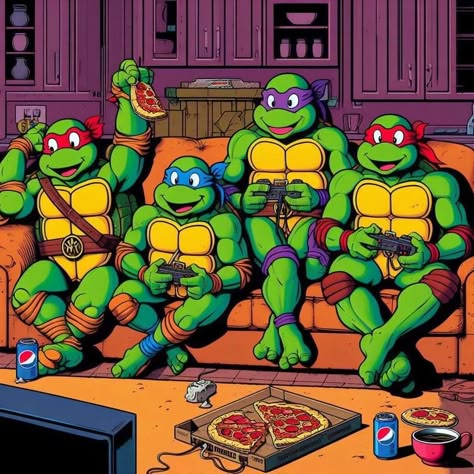 Ninja Turtles Art Draw, Baby Ninja, Underarm Tattoo, Ninga Turtles, Shell Yeah, Ninja Turtle Party, Teenage Mutant Ninja Turtles Art, Turtle Party, Ninja Turtles Artwork