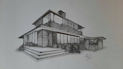 3d House Sketch, 2 Vanishing Point Drawing, 2 Point Perspective Drawing Exterior, 2point Perspective Drawings House, 2 Point Perspective Exterior, 2 Point Perspective Drawing Architecture, 2point Perspective Drawings, 2 Point Perspective Drawing Houses, Modern House Drawing Sketches