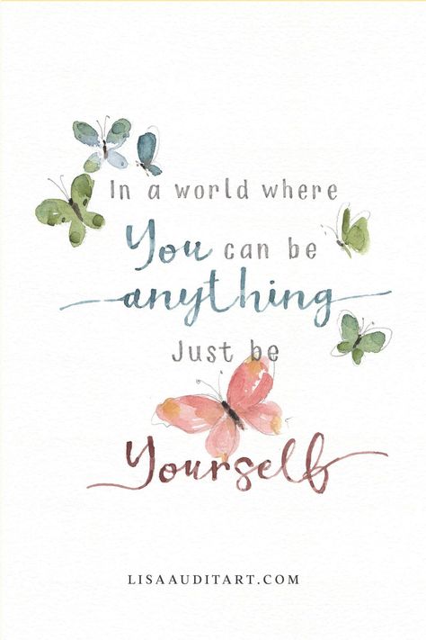 Watercolor Painting With Quotes, Watercolor Quote Art, Jennifer Lambein, Watercolor Quotes, Watercolor Quote, Lisa S, Lisa Audit, Ocean Canvas, You Can Be Anything