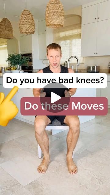 Golf Exercises Strength, Knee Workout, Bad Knee Workout, Knee Strengthening Exercises, How To Strengthen Knees, Shoulder Pain Relief, Bad Knees, Quad Exercises, Knee Exercises