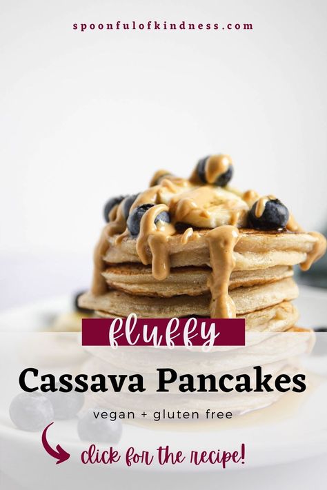 Tapioca Flour Pancakes, Cassava Flour Pancakes, Vegan Pancake, Vegan Pancake Recipes, No Flour Pancakes, Flour Pancakes, Healthy Paleo Recipes, Pancake Recipes, Cassava Flour