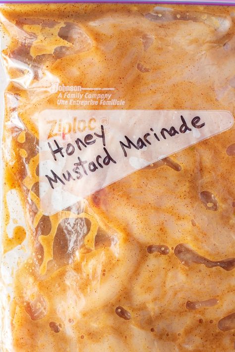 5 Minute Honey Mustard Marinade for Chicken & Pork Honey Mustard Chicken Marinade, Mustard Marinade For Chicken, Garlic Chicken Marinade, Easy Honey Mustard, Mustard Marinade, Honey Mustard Marinade, Homemade Marinade, Pork Tenderloin Marinade, Marinade For Chicken