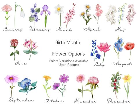 Birth Month Flower Tattoo Placement, Birth Flower Tattoos Bouquet Color, Flor Tattoo, Kitten Tattoo, Baby Name Tattoos, Christ Tattoo, Small Tattoos With Meaning, Beautiful Flower Tattoos, Tattoos For Women Flowers