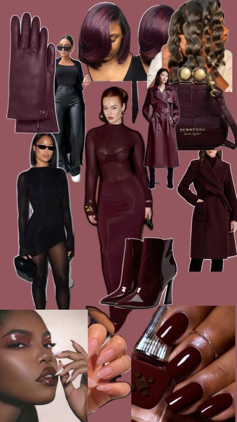 Diy Fashion Projects, Burgundy Outfit, Winter Capsule, Maroon 5, Daily Look, Fashion Colours, Beauty Accessories, Fall Winter Outfits, Diy Fashion