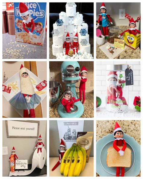 Dollar Tree Elves, Elf On Shelf Funny, Christmas Jello Shots, Elf Is Back Ideas, Starbucks Egg Bites, Christmas Barbie, Elf Fun, Baby Crafts, Christmas Elf