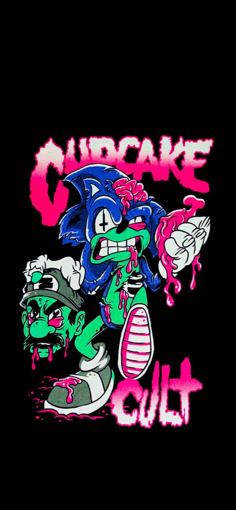 Emo/scene Scene Posters Emo, Sonic Iphone Wallpaper, Scene Wallpaper, Nude Artwork, Scene Emo, Emo Scene, Sonic, Cupcake, Iphone Wallpaper