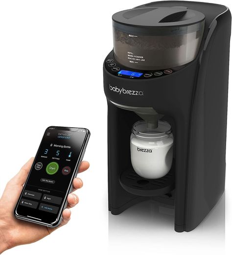 Baby Brezza Formula Pro Advanced WiFi Formula Dispenser Machine - Automatically Mix a Warm Formula Bottle Instantly - Easily Make Bottle with Automatic Powder Blending Similac Formula, Baby Boy Registry, Baby Brezza Formula Pro, Milk Snob, Formula Dispenser, Baby Brezza, Amazing Technology, Baby Formula, Baby Bottle