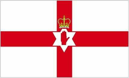 Red Hand of Ulster, The National Flag of Northern Ireland Flag Of Northern Ireland, Northern Ireland Flag, Northern Ireland Map, Belfast Tattoo, Ireland Quotes, St George Flag, Northern Ireland Troubles, Northern Ireland Travel, Ireland Aesthetic