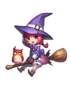 Art Chibi, Cartoon Witch, Maple Story, Witch Drawing, Witch Pictures, Witch Characters, Fantasy Witch, Anime Witch, Halloween Coloring Book