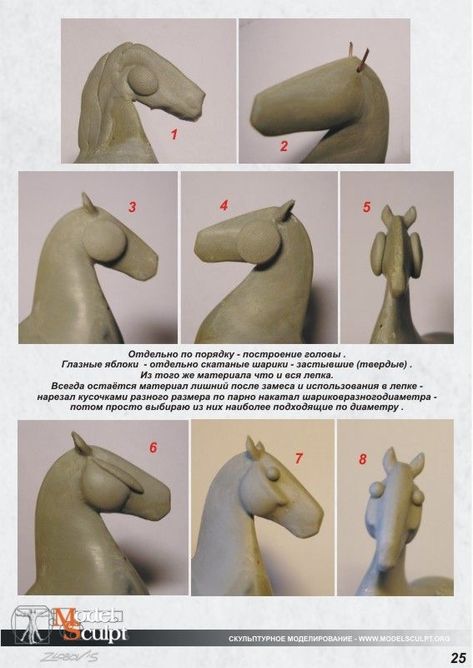 Horse Sculpture Clay, Sculpting Tutorials, Pottery Animals, Sculptures Céramiques, Polymer Clay Sculptures, Keramik Design, Horse Sculpture, Poses References, Ceramic Animals