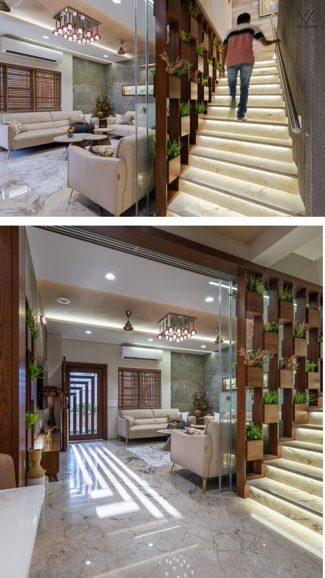 Indian House Staircase Design, Staircase Passage Design, Stairs Partition Design Modern, Duplex House Stairs Interior Design, Staircase For Duplex House, Staircase Partition Design Modern, Duplex Window Design, Indian Stairs Design, Duplex Stairs Design