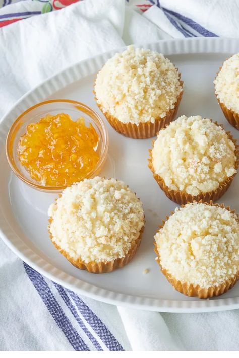 Orange Marmalade Bread, Orange Marmalade Muffins, Marmalade Muffins, Honey Muffins, Marmalade Jam, Lemon Marmalade, Cheesecake Muffins, Orange Muffins, Easy Treat