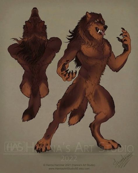 Brown Werewolf Art, Skyrim Werewolf, Pathfinder Rpg Characters, Werewolf Drawing, Female Werewolves, Werewolf Aesthetic, Werewolf Art, Canine Art, Remus Lupin