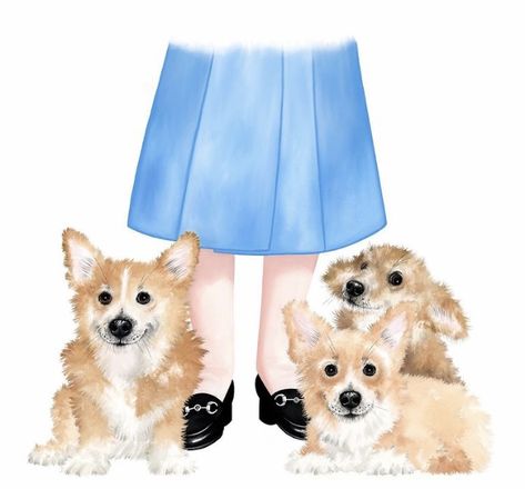 Royal Families Of Europe, Corgi Art, Reine Elizabeth Ii, Corgi Pembroke, Reine Elizabeth, Elisabeth Ii, Isabel Ii, British Monarchy, Her Majesty The Queen