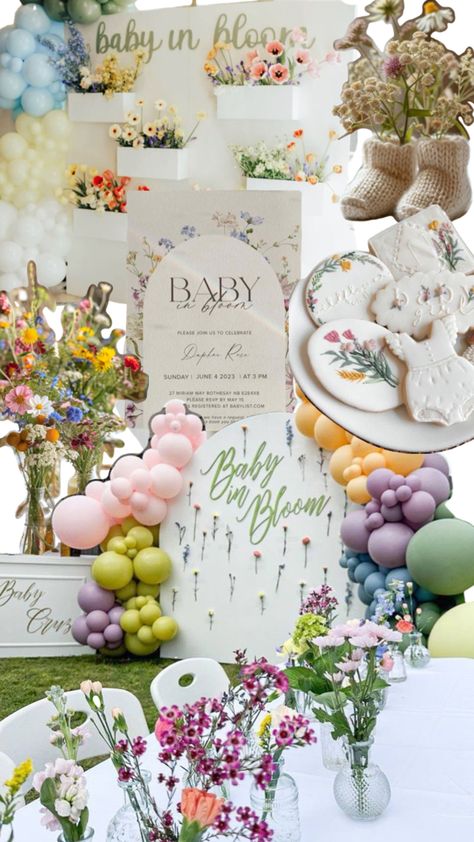 Girly Baby Shower Themes, Flower Baby Shower Theme, Enchanted Forest Baby Shower, Fancy Baby Shower, Gender Neutral Baby Shower Themes, Garden Baby Shower Theme, Surprise Baby Shower, Baby Shower Party Games, Baby Shower Theme Decorations