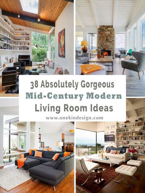 mid-century-modern-living-room Mid Century Modern Living Room Ideas, Mcm Living Room, Small Modern Living Room, Modern Living Room Ideas, Furnitur Ruang Keluarga, Mid Century Modern Bedroom, Living Room Corner, Mid Century Living, Mid Century Living Room