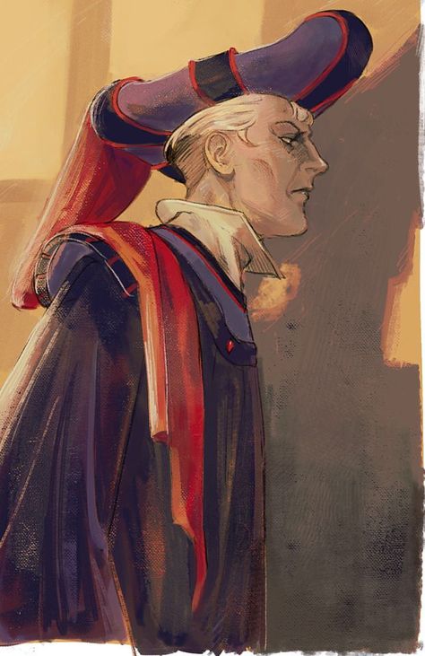 Frollo Disney, Judge Claude Frollo, Claude Frollo, Literary Themes, Disney Version, Gothic Novel, Disney Fantasy, Disney Concept Art, Disney Films