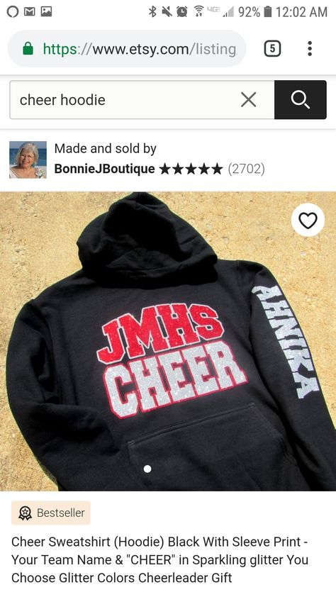 Cheer Team Gifts, Varsity Cheer, Cheer Tshirts, American Hoodie, Sweats Outfit, Cheer Mom Shirts, Cheer Coaches, Cheer Uniform, Cheer Outfits