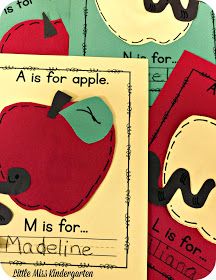 Craftivity Kindergarten, Fall Craftivity, Kindergarten Classroom Setup, Apple Kindergarten, A Is For Apple, September Themes, Miss Kindergarten, Apple Preschool, Apple Unit