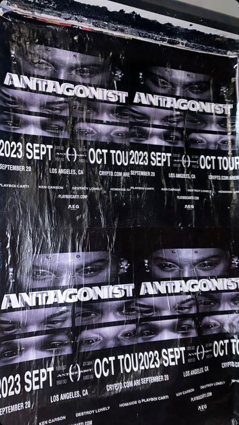 Antagonist Tour, Goth Architecture, Poster Project, Tour Poster, Spotify Covers, Playlist Covers, Tour Posters, Hell Yeah, Types Of Art