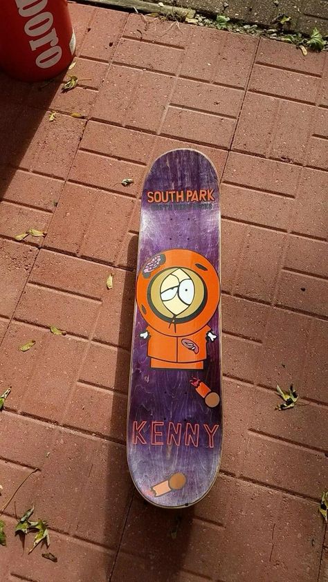 South Park Skateboard, Skate Pfp, Skateboard Pfp, Cool Skateboards Designs, Skate Vibes, Skateboard Pictures, Skateboarding Tricks, Skateboard Aesthetic, Skateboard Deck Art