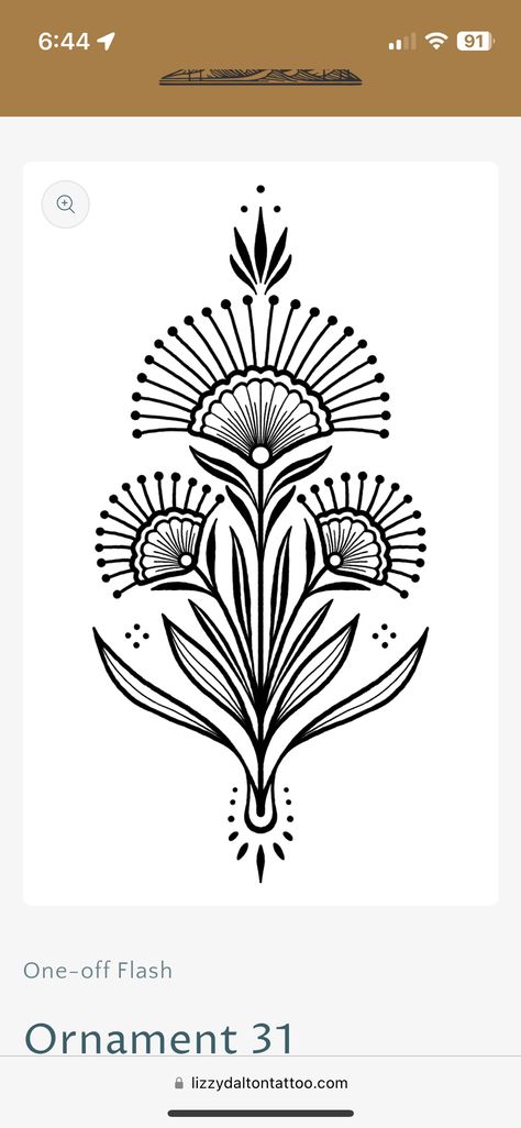 Nordic Flower Tattoo, Top Of Knee Tattoo Women, Tattoo Outlines For Women, Ornamental Floral Tattoo, Ornamental Flower Tattoo, Line Work Tattoo Design, Filler Tattoo Designs, Ornamental Tattoos, Tattoo Embroidery