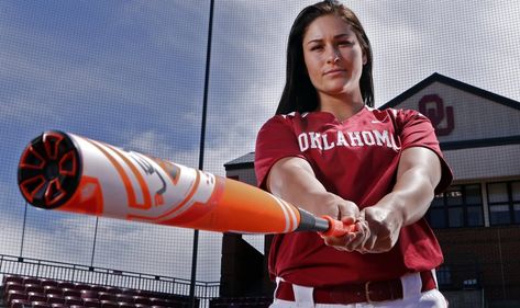 Related Photos University of Oklahoma Sooners (OU) softball player Lauren  Chamberlain on Wednesday, April 1 Ou Softball, Oklahoma Softball, Softball Photography, Oklahoma City Oklahoma, Boomer Sooner, Softball Team, Softball Players, University Of Oklahoma, Sport Quotes