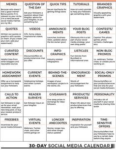 30 Days of Social Media Content | #knackmap , all in one #socialmedia tool Marketing Planning Calendar, Marketing Calendar Template, Content Calendar Template, Learn Marketing, Social Media Content Calendar, Marketing Calendar, Content Calendar, Social Media Planning, Media Planning