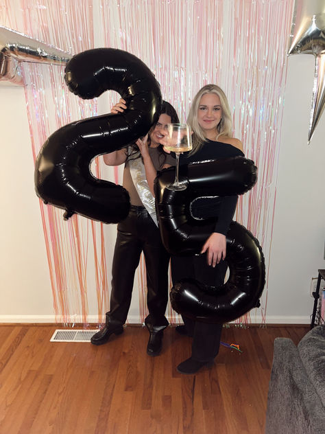 40 Inch Black 25 Number Balloons Giant Jumbo Huge 25 or 52 Foil Mylar Helium Number Digital Balloons Black Birthday Mylar Digital Balloons 25 Birthday Party 25th Anniversary Events Party Decorations Supplies 25 Balloons, 25 Number, 25 Birthday, 25th Birthday Parties, Black Birthday, Anniversary Event, 25th Birthday, Birthday Numbers, Number Balloons